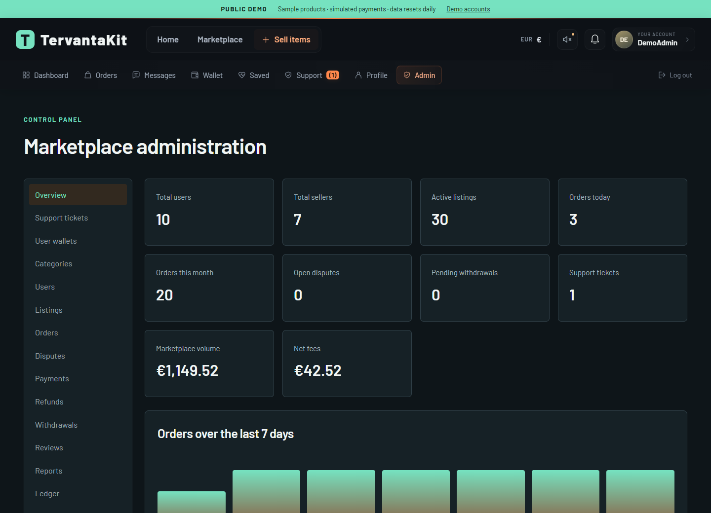 TervantaKit Marketplace screenshot 2