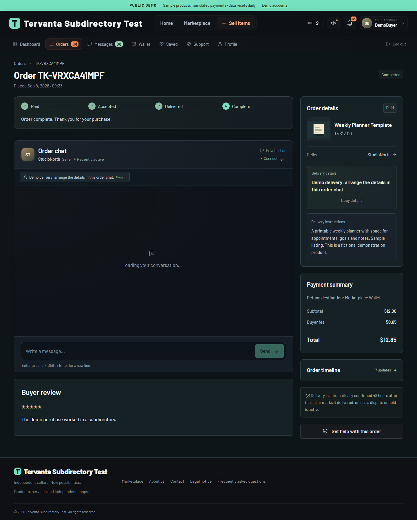 TervantaKit Marketplace screenshot 3