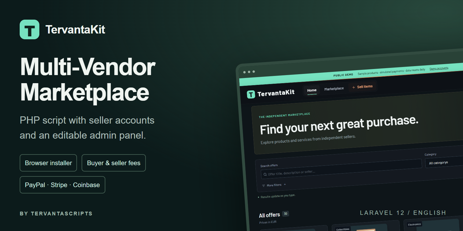 TervantaKit Marketplace preview